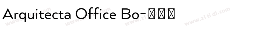 Arquitecta Office Bo字体转换
